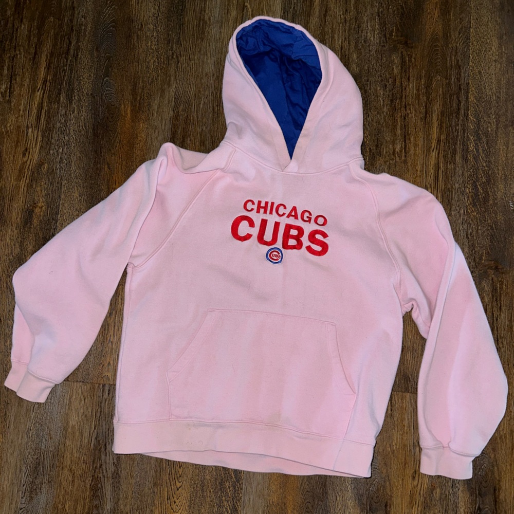 Youth sz16 Cubs Vintage Pink Sweatshirt
